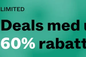 Limited: Deals med upp till 60% rabatt