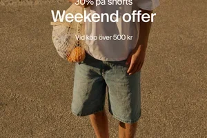 Weekend offer: 30% på shorts