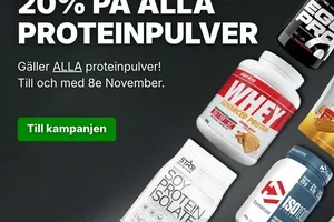💥 20% Rabatt på ALLT PROTEIN. JA, ALLT