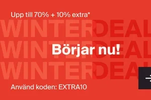 Upp till 70% + 10% EXTRA! ❄️