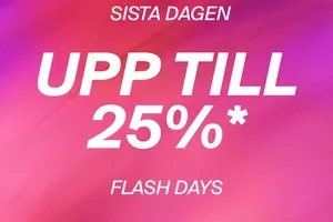FLASH DAYS slutar vid midnatt ⏰