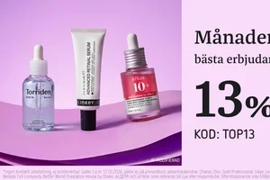 BARA IDAG: 13%* rabatt på nästan ALLT 💖