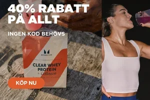 Upp till 40% rabatt på allt