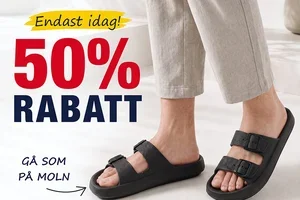 50% på våra mjukaste tofflor
