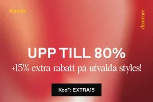 Upp till 80% och 15% EXTRA på utvalda styles 🤯