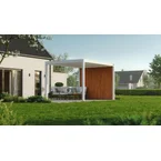 PERGOLUX Lamellvägg i aluminium