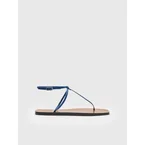 Alassio Oltremare Nappa Flat sandals
