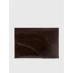 Sardegna Media Walnut Naplak Leather Laptop case