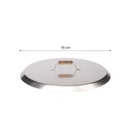 Lock för stekhäll 72 cm (ø 70 cm)