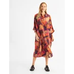 Printed Dress Oversized Air Solar Sunrise