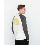 Varsity LS Tee - Ecru/Anthracite