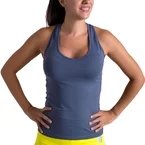 BELEN BERBEL BASICA PICO GRÅ DENIM (T-shirt)