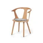 Stolsdyna | Fårskinn | Korthårig | D34 cm