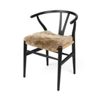 Stolsdyna | Långhårig | Nya Zeeland | Tygbaksida | 40x40 cm