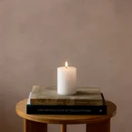 Rika LED blockljus vit Ø7,5 X 20 cm 