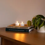 Rika LED värmeljus vit 2 st