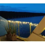 Ada LED-ljuskedja 40 klara lampor 3 m förlängningskit