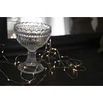 Droplet LED-ljuskedja 40 klara glödlampor 4 m