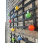 Carla LED-ljuskedja 10 färgade glödlampor 3 m