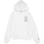 Loose Fit Printed Hoodie White