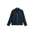 Julius Drape Linen Overshirt / JL Navy