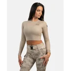 Cropped Long Sleeve Sand Dune