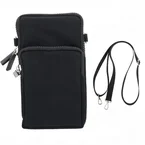Väska för mobil - Axelrem - Svart: Din Perfekta Vardagskompis