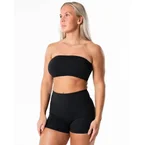 Clean Bandeau Top - Svart