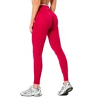 Hybrid Contrast Tights - Berry
