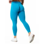 Aura Seamless Scrunch Tights - Aqua