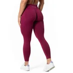 Aura Seamless Scrunch Tights - Cherry