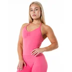 Aura Seamless Halterneck Top - Blush Pink