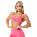 Aura Seamless Sports Bra - Blush Pink