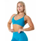 Aura Seamless Sports Bra - Aqua