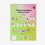 Klistermärkesbok för planering