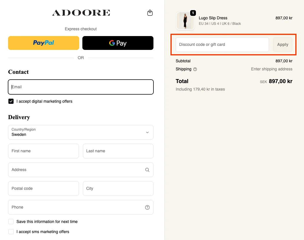 Hur man använder - Adoore