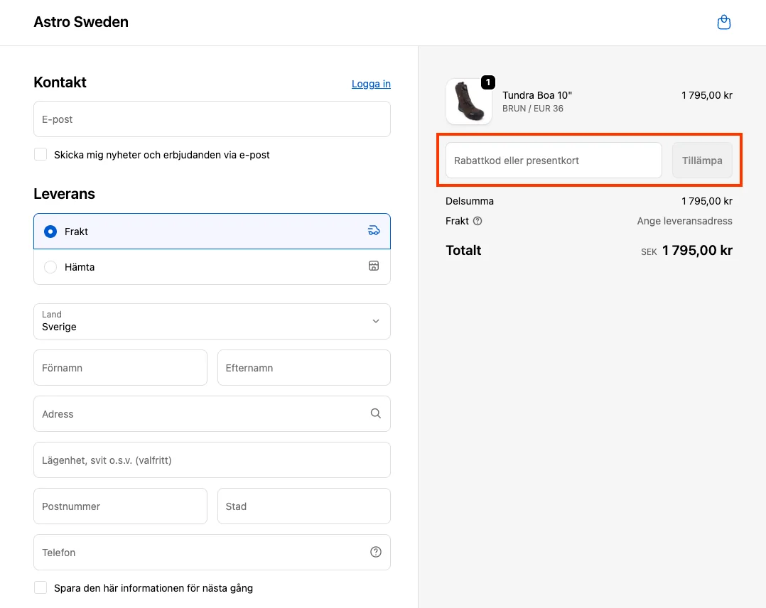 Hur man använder - AstroSweden