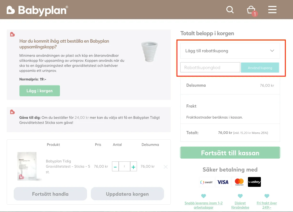 Hur man använder - Babyplan