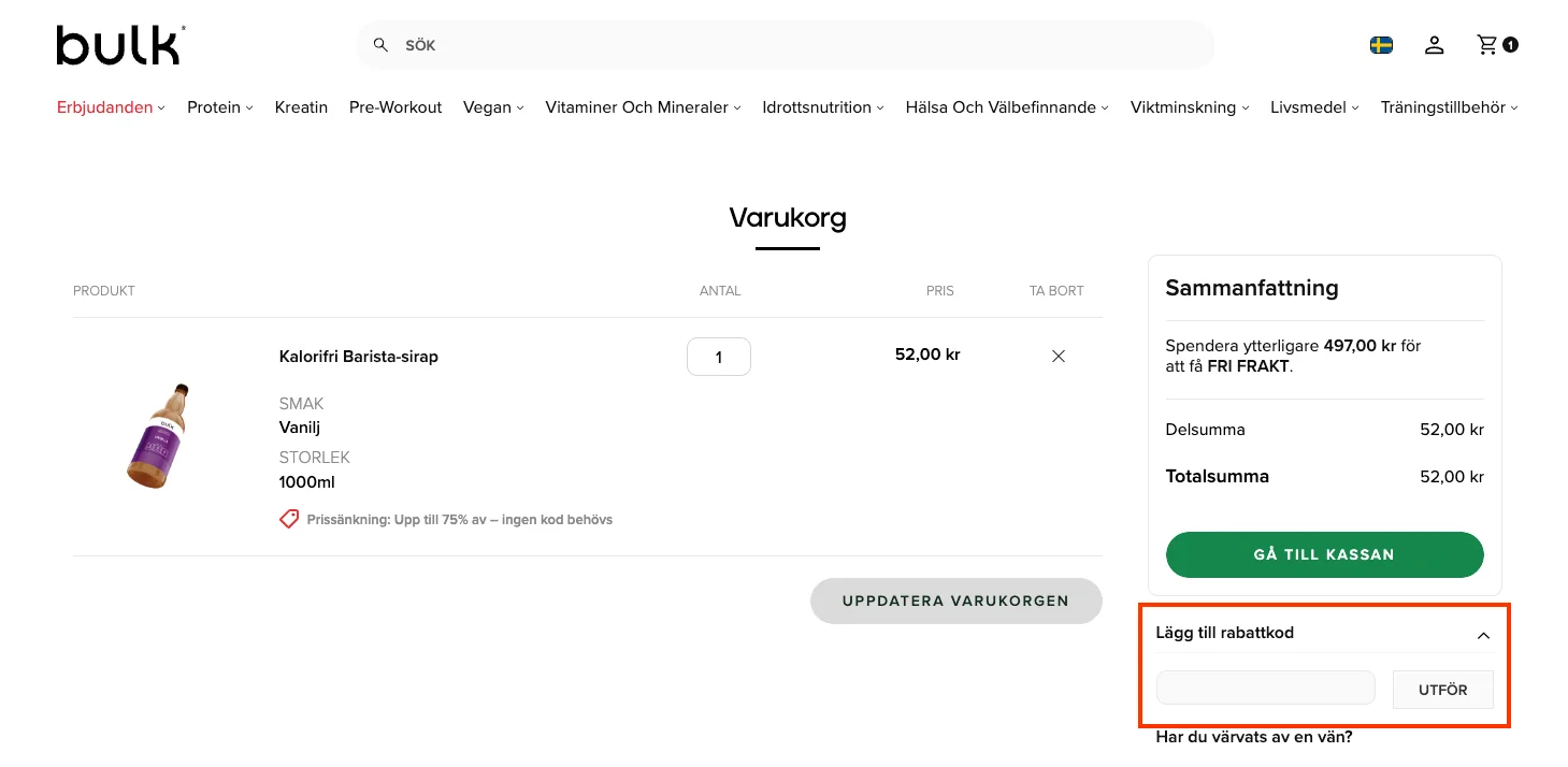 Hur man använder - Bulk 