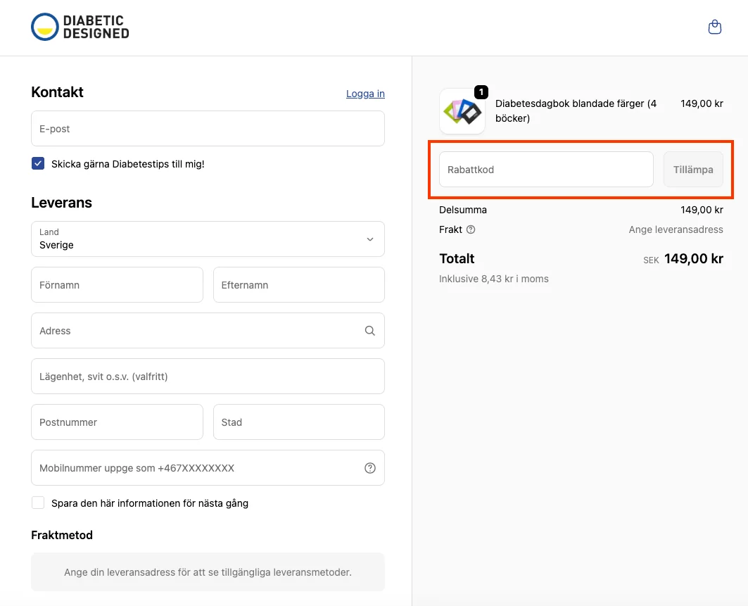 Hur man använder - Diabetic Designed