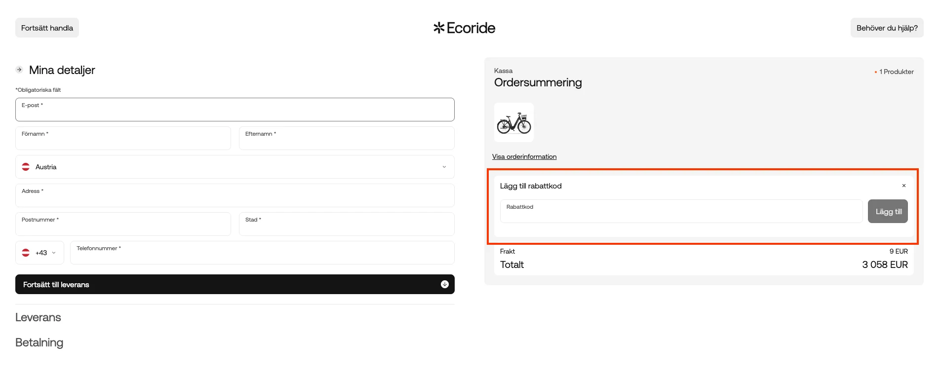 Hur man använder - Ecoride