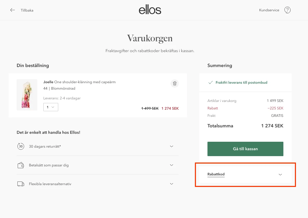 Hur man använder - Ellos