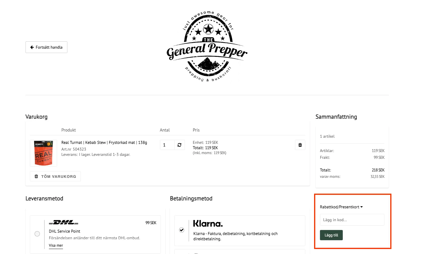 Hur man använder - Generalprepper