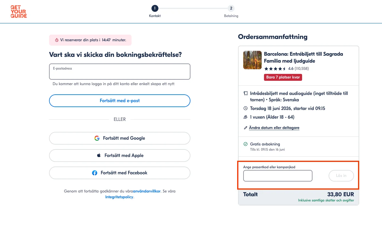 Hur man använder - GetYourGuide