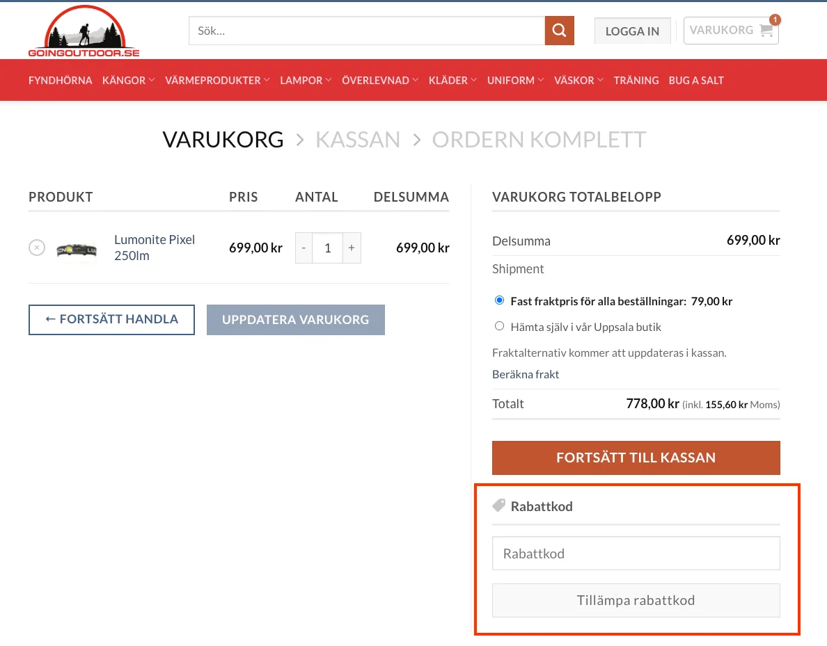 Hur man använder - Goingoutdoor