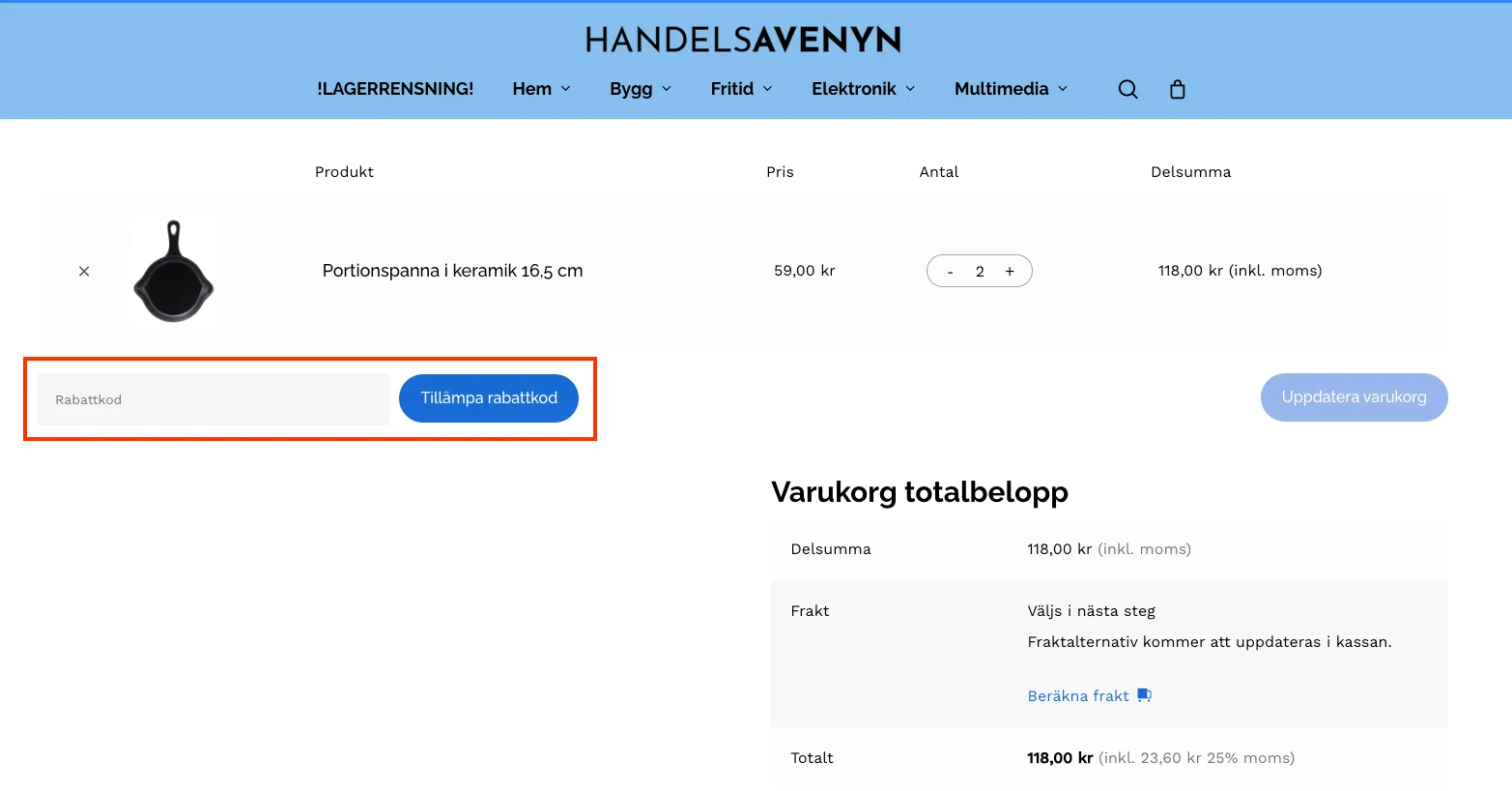Hur man använder - Handelsavenyn