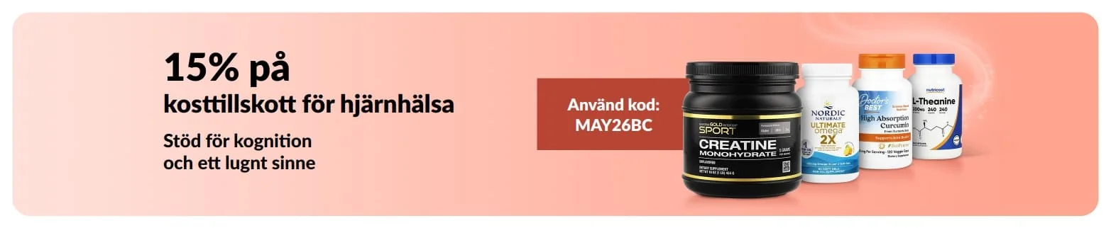 Bevis på kupong - iHerb - IHerb rabattkod: [[25% rabatt]] på kosttillskott för hjärnhälsa
