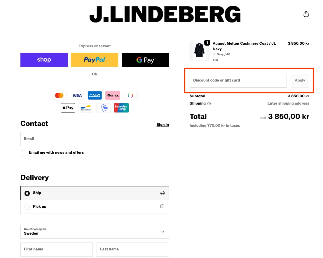 Hur man använder - J.Lindeberg