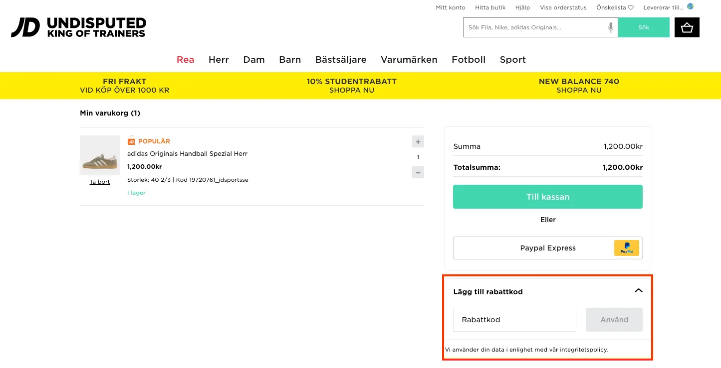 Hur man använder - JD Sports
