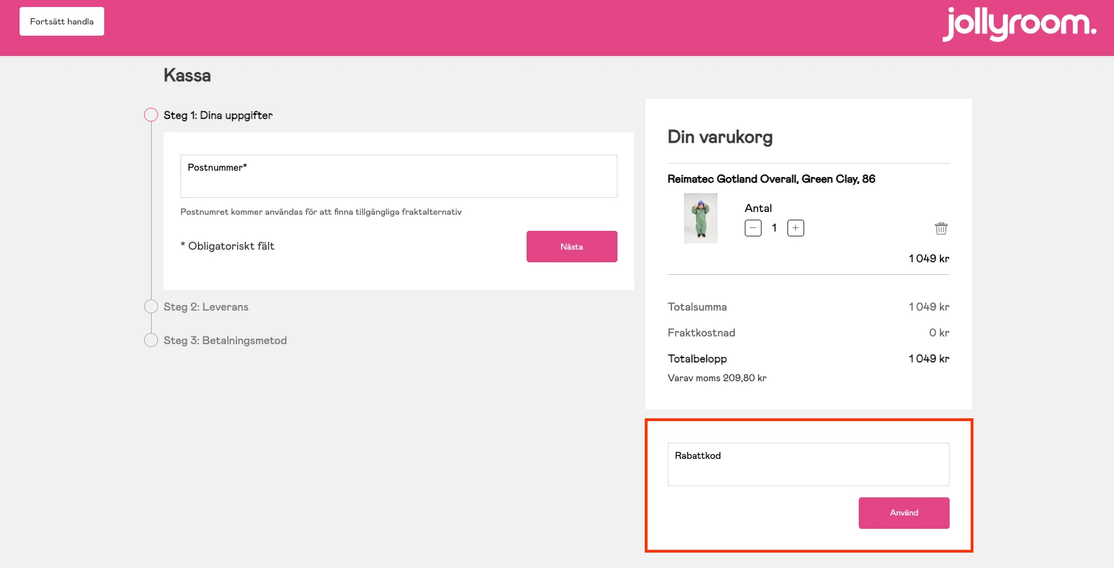 Hur man använder - Jollyroom